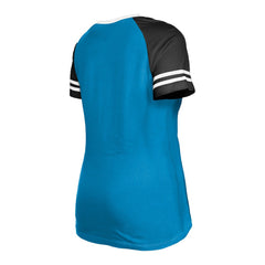 NFL Carolina Panthers Women's Raglan Lace-Up T-Shirt