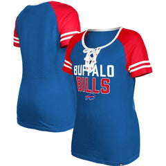 NFL Buffalo Bills Women's Raglan Lace-Up T-Shirt