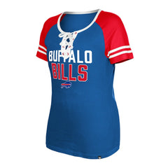 NFL Buffalo Bills Women's Raglan Lace-Up T-Shirt