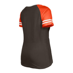 NFL Cleveland Browns Women's Raglan Lace-Up T-Shirt