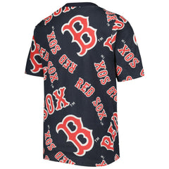 Boston Red Sox Stitches Youth Allover Team T-Shirt - Navy