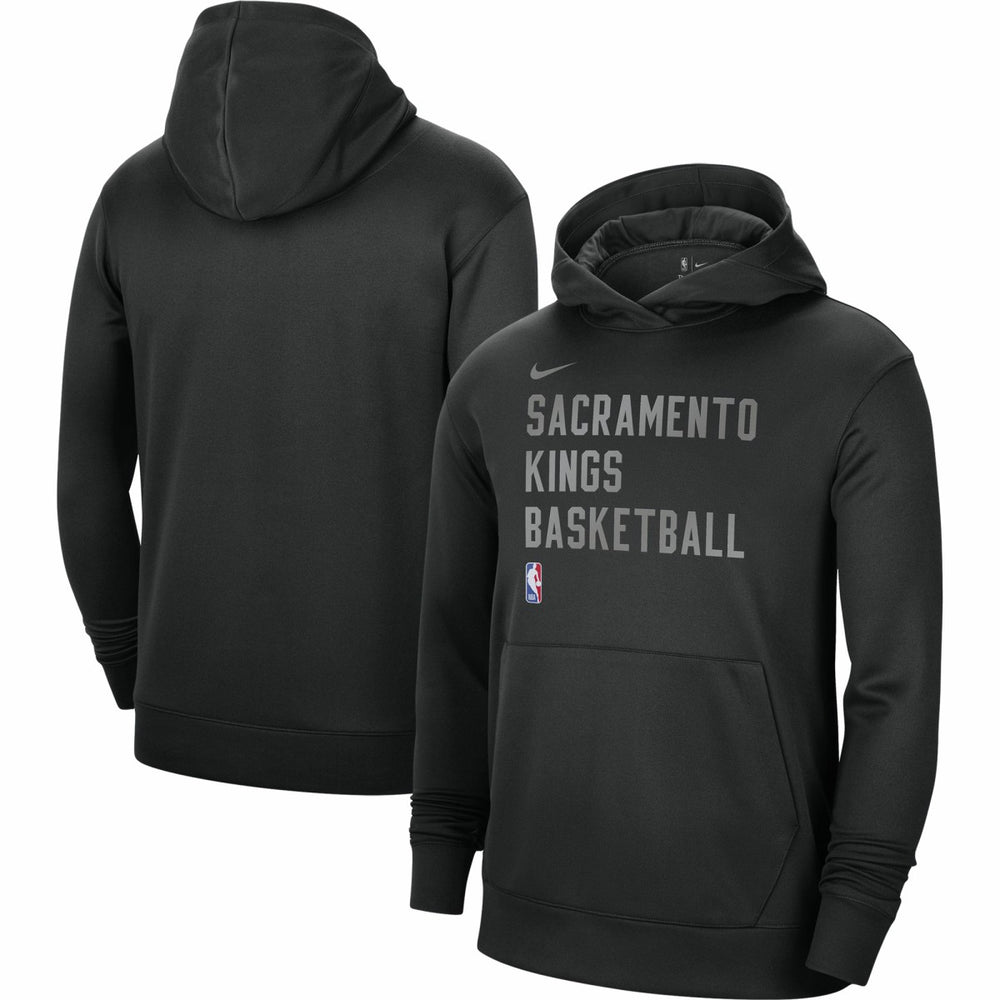 Sacramento Kings Unisex 2023/24 Performance Spotlight On-Court Practice Pullover Hoodie - Black | Nike online