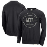 Brooklyn Nets 2023/24 Authentic Standard Issue Travel Performance Pullover Sweatshirt - Black | Nike online