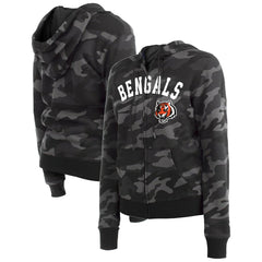 NFL Cincinnati Bengals Women's Camo Full-Zip Hoodie