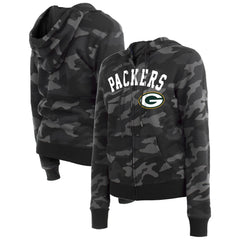 NFL Green Bay Packers Women's Camo Full-Zip Hoodie