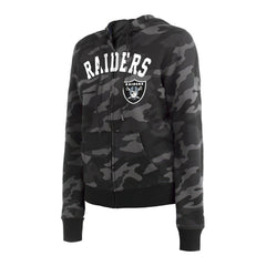 NFL Las Vegas Raiders Women's Camo Full-Zip Hoodie
