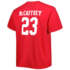 NFL San Francisco 49ers Christian McCaffrey Big & Tall Player Name & Number T-Shirt
