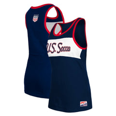 USWNT 5th & Ocean by New Era Women's Throwback Jersey Racer Tank Top / Soccer Online