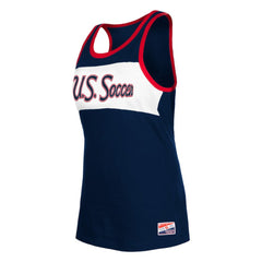 USWNT 5th & Ocean by New Era Women's Throwback Jersey Racer Tank Top / Soccer Online