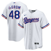 Jacob deGrom Texas Rangers Home Replica Player Jersey - White | Nike