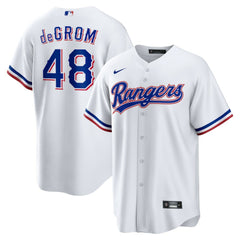 Jacob deGrom Texas Rangers Home Replica Player Jersey - White | Nike