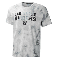 NFL Las Vegas Raiders MSX by Michael Strahan Resolution Tie-Dye Raglan T-Shirt