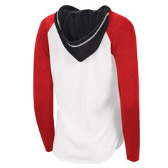 Chicago Blackhawks G-III 4Her by Carl Banks Women's MVP Raglan Lightweight Hooded T-Shirt