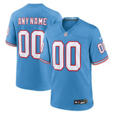 NFL Tennessee Titans Oilers Throwback Custom Game Jersey