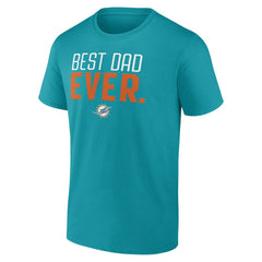 NFL Miami Dolphins Best Dad Ever Team T-Shirt