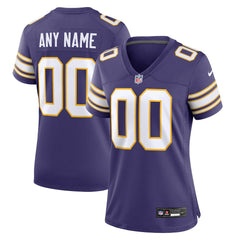 NFL Minnesota Vikings Women's Classic Custom Game Jersey