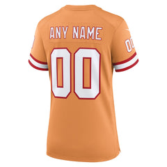 NFL Tampa Bay Buccaneers Women's Custom Throwback Game Jersey
