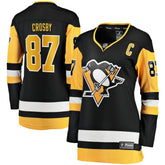 Sidney Crosby Pittsburgh Penguins Fanatics Women's Captain Patch Home Breakaway Jersey