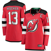 Nico Hischier New Jersey Devils Fanatics Women's Captain Patch Home Breakaway Jersey
