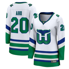 Sebastian Aho Carolina Hurricanes Fanatics Women's Throwback Breakaway Jersey