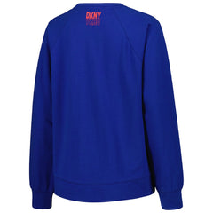 Philadelphia 76ers DKNY Sport Women's Regina Raglan Pullover Sweatshirt - Royal cheap