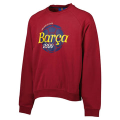 Barcelona Foundation Oversized Raglan Pullover Sweatshirt / Soccer Outlet