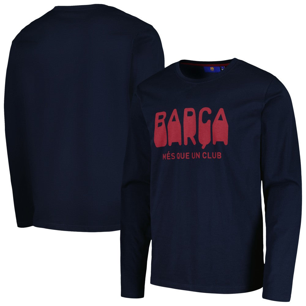 Barcelona Heavy Long Sleeve T-Shirt / Soccer New