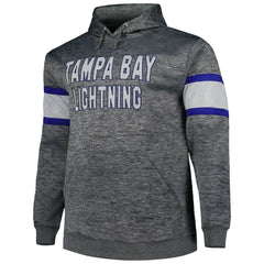 Tampa Bay Lightning Big & Tall Stripe Pullover Hoodie