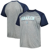 Seattle Kraken Big & Tall Logo Raglan T-Shirt