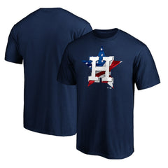 Houston Astros Team Banner Wave T-Shirt - Navy