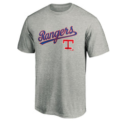 Texas Rangers Team Wahconah T-Shirt - Heather Gray