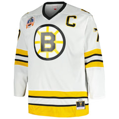 Ray Bourque Boston Bruins Mitchell & Ness Big & Tall Captain Patch Blue Line Player Jersey