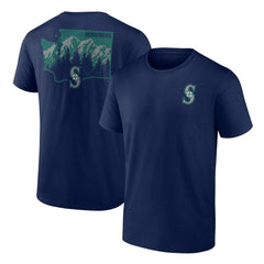 Seattle Mariners Team Hometown Collection Washington State T-Shirt - Navy