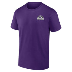 Colorado Rockies Team Hometown Collection Mile High Back T-Shirt - Purple