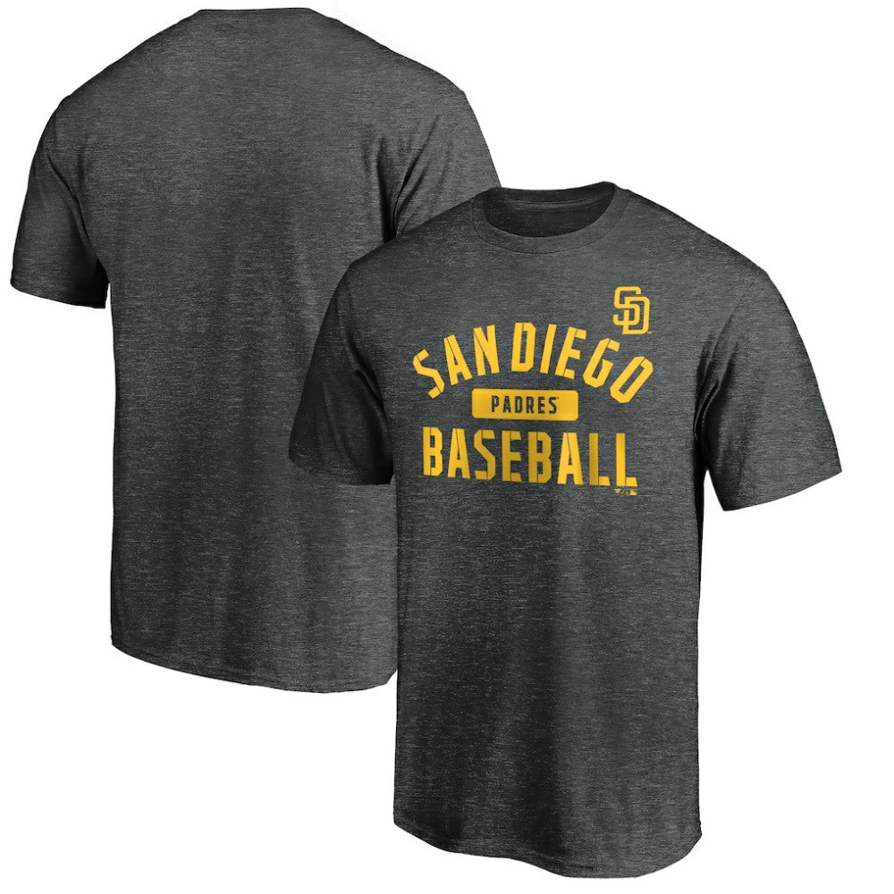 San Diego Padres Team Primary Pill T-Shirt - Charcoal