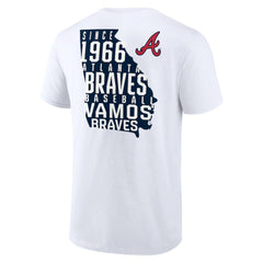 Atlanta Braves Team Hot Shot T-Shirt - White
