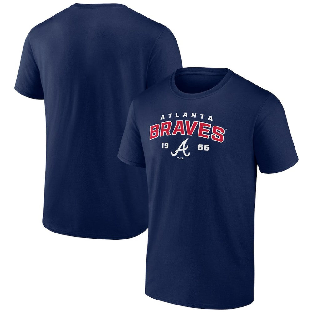 Atlanta Braves Team Rebel T-Shirt - Navy