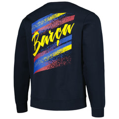Barcelona Vintage Pullover Sweatshirt / Soccer New