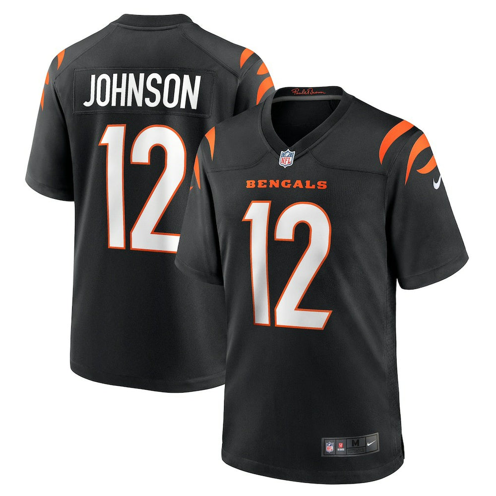 NFL Cincinnati Bengals Tyron Johnson Home Game Player Jersey
