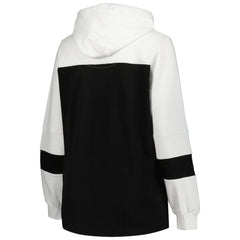 Chicago White Sox Women's Plus Size Colorblock Pullover Hoodie - Black