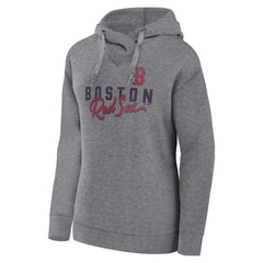 Profile Boston Red Sox Women's Plus Size Pullover Hoodie - Heather Gray