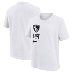 Brooklyn Nets Youth Vs Block Essential T-Shirt - White | Nike cheap