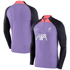 Liverpool Strike Drill 2023/24 Performance Quarter-Zip Long Sleeve Top / Soccer Discount