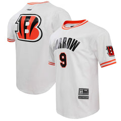 NFL Cincinnati Bengals Joe Burrow Pro Standard Player Name & Number Mesh T-Shirt
