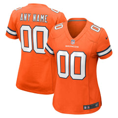 NFL Denver Broncos Women's Alternate Custom Game Jersey