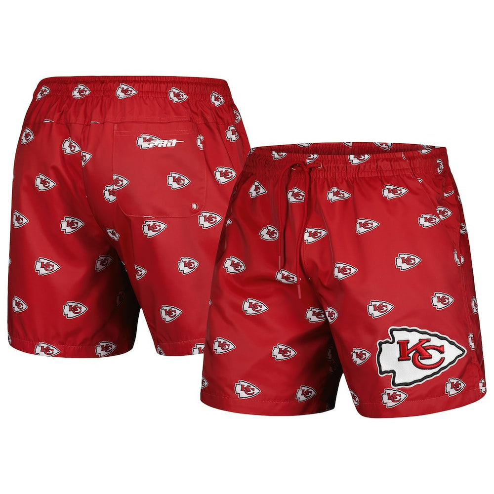 NFL Kansas City Chiefs Pro Standard Allover Print Mini Logo Shorts