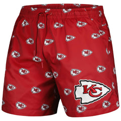 NFL Kansas City Chiefs Pro Standard Allover Print Mini Logo Shorts