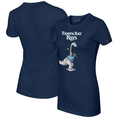 Tampa Bay Rays Tiny Turnip Women's Bronto T-Shirt - Navy