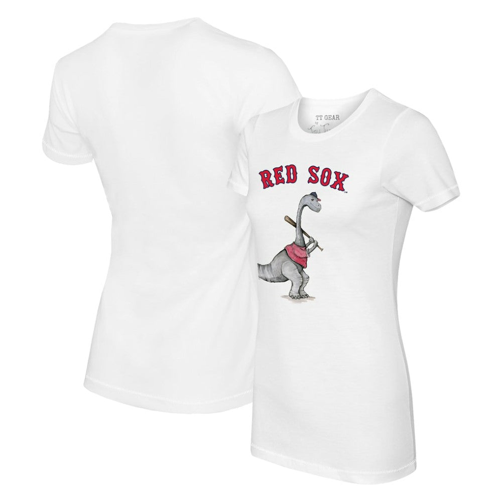 Boston Red Sox Tiny Turnip Women's Bronto T-Shirt - White