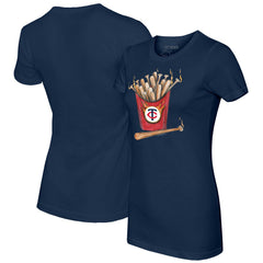 Minnesota Twins Tiny Turnip Women's Hot Bats T-Shirt - Navy